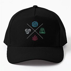 Avatar The Last Airbender Element Symbols Baseball Cap RB0403