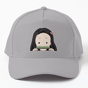 Peeking Chibi Nezuko Baseball Cap RB0403