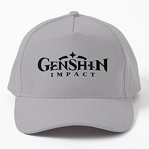 Genshin Impact Black/White Logo Baseball Cap RB0403