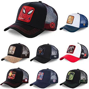 High Quality Marvel All Styles Anime Cartoon Snapback Cotton Baseball