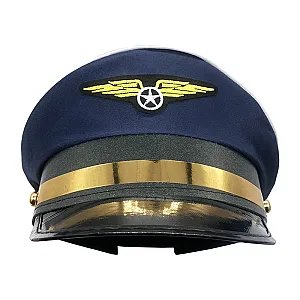 Men Role Play Sailors Caps Airplane Uniform Cap Flight Plane Captain Hats Cosplay