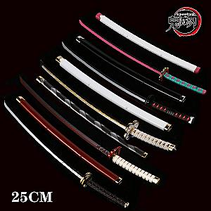 Demon Slayer Katanas - 25cm Demon Slayer Sword Japanese Anime Katana Model Cosplay Toy