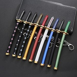 Demon Slayer Katanas - Mini Japanese Anime Demon Slayer Cosplay Sword Keychain Weapons