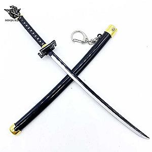 Cosplay Anime Bleach Weapon Zangetsu Blade Hollow Weapon Small Metal Replica