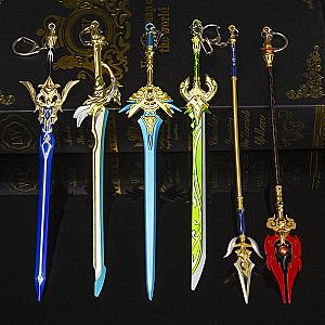 Genshin Impact Katanas - Genshin Impact Sword Anime Katana Metal Weapons