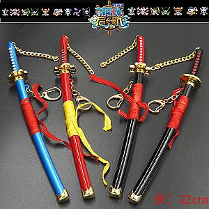 One Piece - One Piece Keychain Roronoa Zoro Anime Sword Cosplay Toy