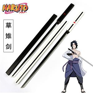 Hot Style Black/White ZAOZHI Sword Cosplay Anime Sasuke Katana Prop 95cm AL2502