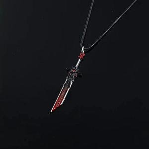 Genshin Impact Katanas - Genshin Impact Sword Charm Cord Wolf's Gravestone Choker Pendant Necklace