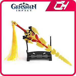 Genshin Impact Katanas - Genshin Impact 21cm Model Keychain Cosplay Swords Anime Katana