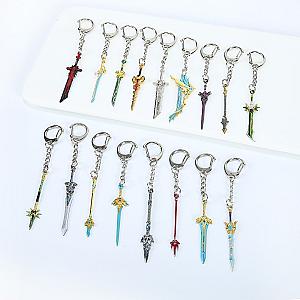 Genshin Impact Katanas - Game Genshin Impact Key Chain Sword Weapons Toy KeyRing