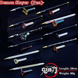 Demon Slayer Katanas - 10Pcs 20CM Demon Slayer Sword Model Cosplay Anime Weapon 20CM