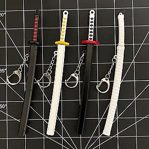 Demon Slayer Katanas - 4Pcs Anime Demon Slayer Characters Swords Toys