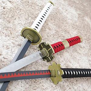 One Piece Katanas - Pack 3 Pieces Katanas Carbon Steel Decoration Anime Swords