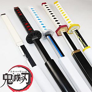 Demon Slayer Katanas - Demon Slayer Cosplay Tanjirou Samurai Sword Katana Toys For Teens