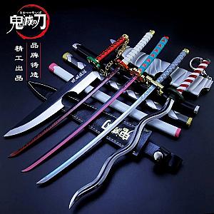 Demon Slayer Katanas - 25cm Demon Slayer Anime Sword Simulation Weapon Japanese Katana