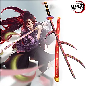 Kokushibo Katana Anime Demon Slayer Cosplay Prop Kimetsu No Yaiba Kokushibo Samurai Sword