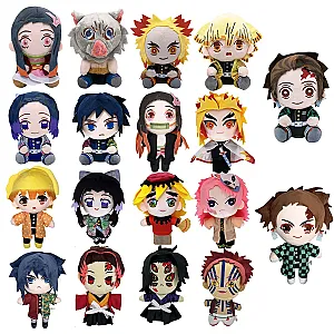 20cm Demon Slayer Plush Toy Japanese Classic Anime Cartoon Characters Stuffed Plush Toys Children Birthday Gifts Christmas Gifts