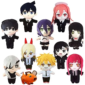 20cm Anime Plush Doll Toy Makima Power Higashiyama Kobeni Angel Devil Hayakawa Aki Mitaka Asa Reze Cute Soft Stuffed Pillow