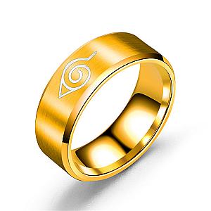 Naruto Rings - Konoha - Hidden Leaf Village Symbol AP2302 Offical Merch