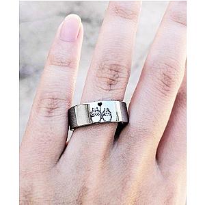 Totoro Ring, Totoro Love Ring, Couple Ring Totoro, Studio Ghibli Totoro Ring, Chihiro Ring EJ2302 Offical Merch