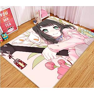 3D Guitar Girl 1498 Anime Non Slip Rug Mat Official Store YYA1612