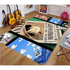 One Piece Rugs - 3D One Piece 1673 Anime Non Slip Rug Mat Official Store YYA1612