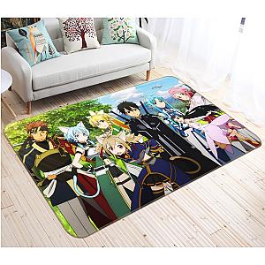 Sword Art Online Rugs - 3D Sword Art Online 2077 Anime Non Slip Rug Mat Official Store YYA1612