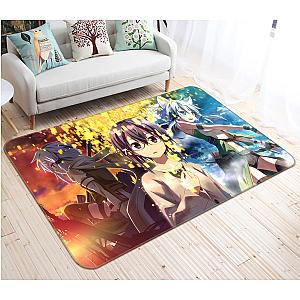 Sword Art Online Rugs - 3D Sword Art Online 2076 Anime Non Slip Rug Mat Official Store YYA1612