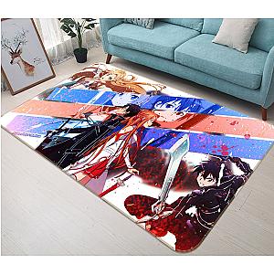 Sword Art Online Rugs - 3D Sword Art Online 2075 Anime Non Slip Rug Mat Official Store YYA1612