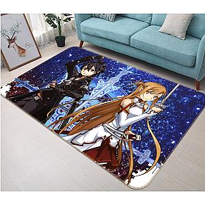 Sword Art Online Rugs - 3D Sword Art Online 2089 Anime Non Slip Rug Mat Official Store YYA1612