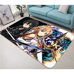 Sword Art Online Rugs - 3D Sword Art Online 2081 Anime Non Slip Rug Mat Official Store YYA1612