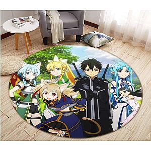 Sword Art Online Rugs - 3D Sword Art Online 2214 Anime Non Slip Rug Mat Official Store YYA1612