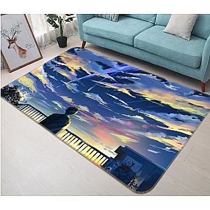 Your Name Rugs - 3D Your Name 2100 Anime Non Slip Rug Mat Official Store YYA1612