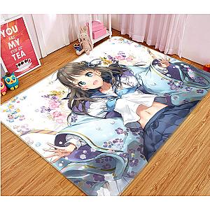 3D Flower Season Girl 1555 Anime Non Slip Rug Mat Official Store YYA1612