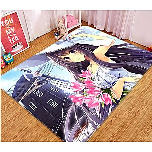 3D Flower Season Girl 1551 Anime Non Slip Rug Mat Official Store YYA1612