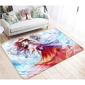 3D Beautiful Girl 1287 Anime Non Slip Rug Mat Official Store YYA1612