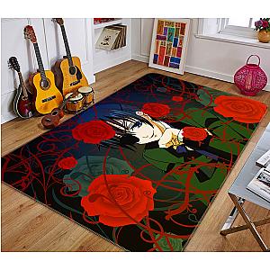 Black Butler Rugs - 3D Black Butler 1815 Anime Non Slip Rug Mat Official Store YYA1612