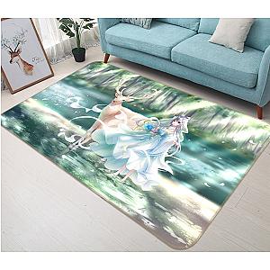 3D Elk Girl 1507 Anime Non Slip Rug Mat Official Store YYA1612