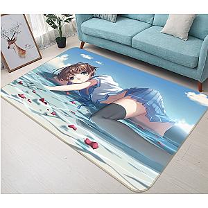 3D Flower Season Girl 1689 Anime Non Slip Rug Mat Official Store YYA1612