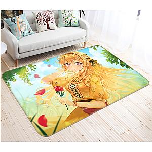 3D Flower Season Girl 1694 Anime Non Slip Rug Mat Official Store YYA1612