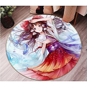 3D Flower Season Girl 2121 Anime Non Slip Rug Mat Official Store YYA1612