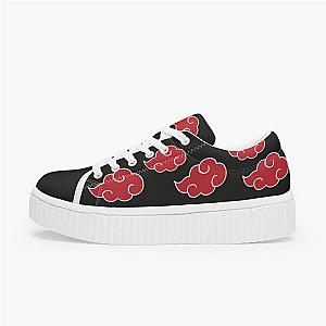 Naruto Shoes - Akatsuki Naruto Womens Low Top Platform Shoes Official Store AS0612