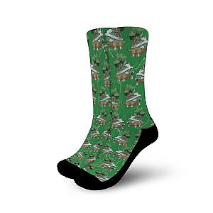 Torterra Socks Costume Pokemon Anime Socks Pattern GAS1801