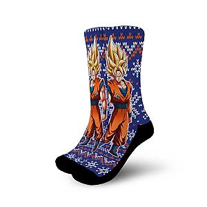 Goku Super Saiyan Socks Ugly Dragon Ball Anime Socks Gift Idea GAS1801