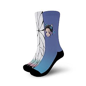 Demon Slayer Socks Shinobu Kocho Socks Custom Demon Slayer Anime GAS1801