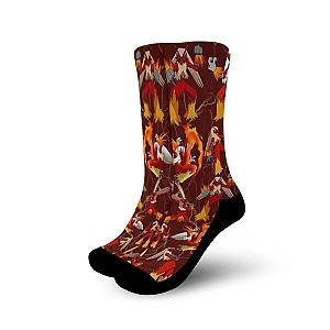 Blaziken Socks Costume Pokemon Anime Socks Pattern GAS1801