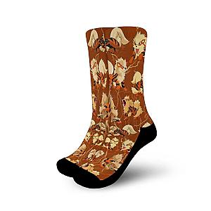 Arcanine Socks Costume Pokemon Anime Socks Pattern GAS1801