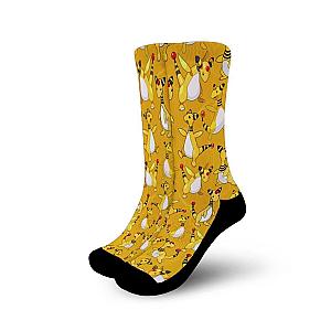 Ampharos Socks Costume Pokemon Anime Socks Pattern GAS1801