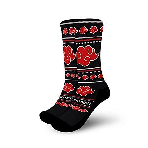 Akatsuki Cloud Socks Custom Anime Socks GAS1801