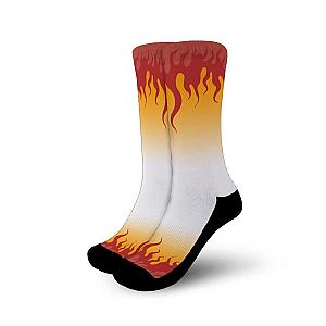 Rengoku Demon Slayer Socks Uniform Custom Anime Socks GAS1801